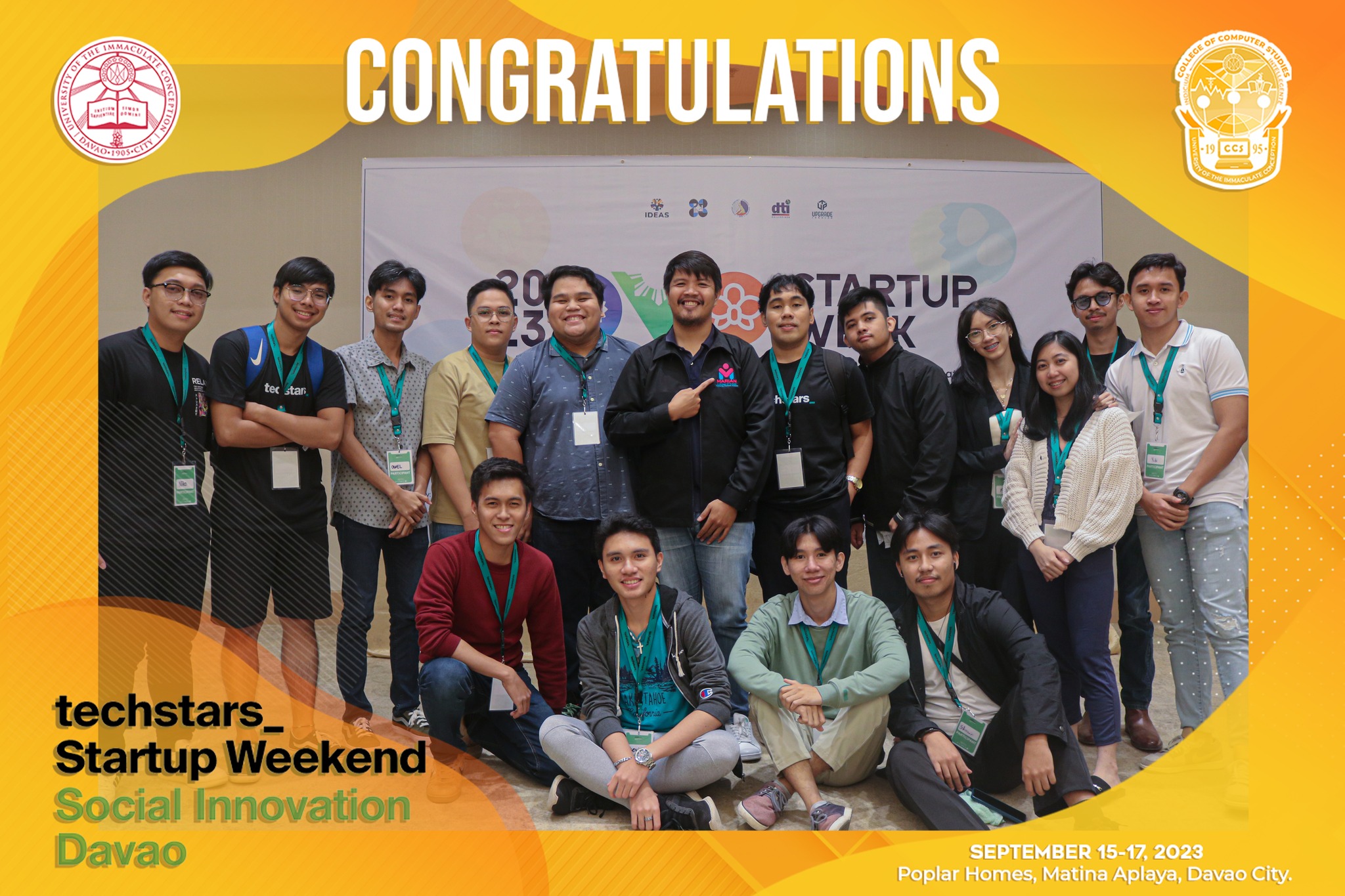 Winner - Favorite Startup at Techstars Startup Weekend Davao